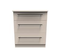 Howard 3 Drawer Deep Chest In Kashmir Matt (Ready Assembled)