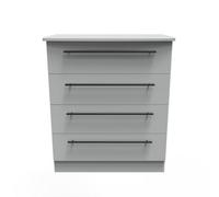 Howard 4 Drawer Chest In Dusk Grey (Ready Assembled)