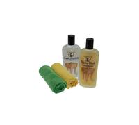 HOWARD Cutting Board Oil & Howard Butcher Block Conditioner (355ml) with Cloths For use on Butcher Blocks, Bread Boards, Chopping Boards and Wooden