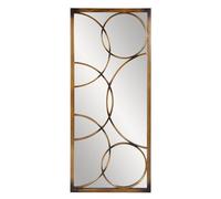 Howard Elliott 13225 Brittany Rectangular Mirror, 21 x 47-Inch, Antique Bronze