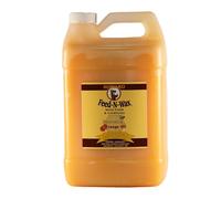 Howard Feed N Wax Wood Polish and Conditioner FW0128 Blend of Orange OIl Beeswax Carnauba Wax Wooden Furniture Care 3.784lt (128oz)