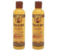 Howard FW0008 Feed-N-Wax Wood Polish and Conditioner, 8-Ounce (2-Pack)