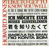 Howard Jones - Like To Get To Know You Well