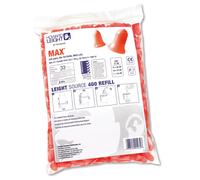 Howard Leight by Honeywell Max Earplugs LS400 Refill Pack SNR 37 dB - 200 pairs