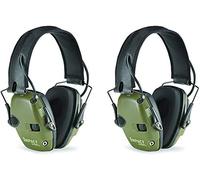 Howard Leight by Honeywell R-01526-PK2 2-Pack Impact Sport Sound Amplification Electronic Earmuff, Classic Green (R-01526-PK2), Classic Green by Honeywell