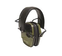 Howard Leight Impact Sport Sound Amplification Electronic Hunting and Outdoor Shooting Headband Earmuff, Classic Green, Non-Dielectric, Audio Input Jack, SNR 24 dB, 1013530 (1 Piece)