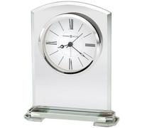 Howard Miller Corsica Table Clock 645-770 - Modern Glass with Quartz Alarm Movement