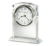 Howard Miller Flaire Table Clock 645-713 - Glass Crystal with Quartz Movement