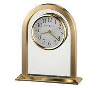 Howard Miller Imperial Table Clock 645-574 - Brass Tone Metal Arch & Floating Dial Home Decor with Quartz Movement