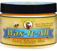 Howard Products Wax It All Multi-purpose Wax, 255g Bar, Model WAX009, Protects & Enhances Wood, Stone, Metal, Cement, Paint, Plastics, Countertops, Revives Faded Surfaces, Protects Wood, Made in USA