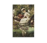 Howard Pyle Printed Posters The Sailor And The Lass Canvas Wall Art Decorative Bedroom Modern Home Print Picture Artworkss 20x30inch(50x75cm)