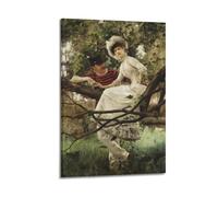 Howard Pyle Printed Posters The Sailor And The Lass Canvas Wall Art Prints Photo Picture Paintings Room Decor Home Decorative 20x30inch(50x75cm)