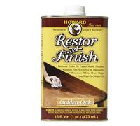 Howard Restor-A-Finish Golden Oak RF3016 Restore the Original Finish Remove Heat and Stain Marks on Wooden Furniture 473ml