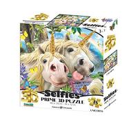 Howard Robinson HR10990 Unicorn selfie 3D Effect Jigsaw Puzzle, Multicolour