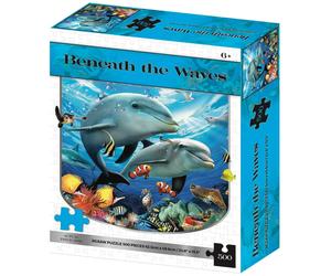 Howard Robinson Kidicraft - Beneath the Waves Dolphin Jigsaw Puzzle 500 Piece