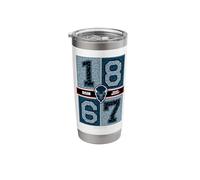 Howard University - Bison Concrete Date HBCU Stainless Steel Insulated Tumbler