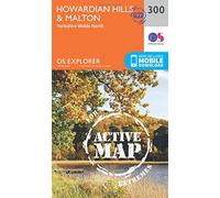 Explorer Active 300 Howardian Hills & Malton Map With Digital Version - Orange, Orange One Size