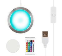 Howarx 3D Printer LED Lamp Kit 001 Remote Contorl with RGB Color, Compatible with Bambu lab H2D/A1/A1mini/P1S/P1P/X1C Makerworld Maker's Supply Hardware kit 5V USB Powered, RGB Color