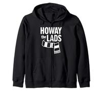 Howay The Lads Geordie Newcastle Toon Zip Hoodie