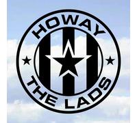 Howay The Lads Newcastle Cup Winners Self-Adhesive Vinyl Sticker Decal Window Laptop Geordie