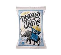 Howdah Poppadom Minis - Mini Poppadoms Light, Crunchy & Authentic, Perfect for Healthy Solo Snacking or as Party Food Snacks & Guilt-Free Crisps - Infused with Himalayan Salt, Himalayan Salt 6 Pack