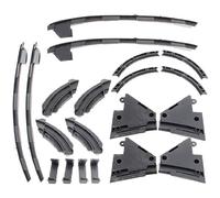 Howdens Lamona Oven Cooker Vent Hood Side Slide Panel Extractor Fix Kit HJA2230 HJA2240 (Pack of 2)