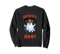 Howdy Boo Cowboy Ghost Halloween Spirit Sweatshirt
