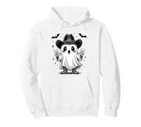 Howdy Boo Ghost Halloween Country Western Cowboy Cowgirl Pullover Hoodie