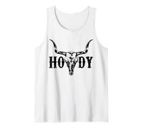 Howdy Cowboy Cowgirl Rodeo Horse Riding Texas Southern Tank Top