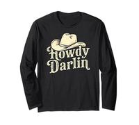 Howdy Darlin Country Western Southern Charm Style Long Sleeve T-Shirt