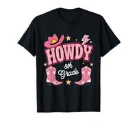 Howdy Eighth Grade Western 8th Grade Teacher Cowboy Cowgirl T-Shirt