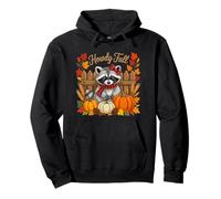 Howdy Fall Raccoon Autumn Vibes Cute Thanksgiving Raccoon Pullover Hoodie