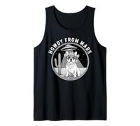 Howdy from Mars Camping Dog Adventure Humor Fun Tank Top