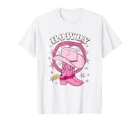 Howdy Pink Cowboy Hat Boots Country Western Rodeo for Women T-Shirt