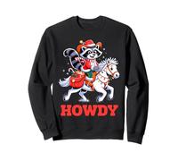 Howdy Raccoon Cowboy Christmas Holiday Animal Sweatshirt