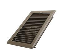 Howeall 6x10 Inch Floor Register - Heavy Duty Steel Walkable Floor Vents - Easy Adjust Air Supply Lever - Vent Covers for Home (Brown)