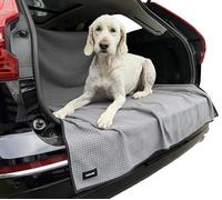HOWEL Beach to Boot Dog Seat Cover for Back Seat, 71" x 59", Ultra Quick Dry and Absorbent Microfiber, Light Weight, Machine Washable, Soaks Over 1.5L, Grey Dog Towel Blanket for Drying Dogs