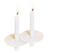 Howemon 150 Church Candles with Drip Protectors for Devotional Candlelight Vigil Service, Box of 150 Candles, Unscented White 5" H X 1/2" D, No Smoke