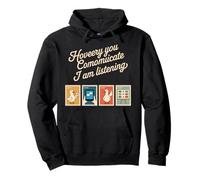 However You Communicate Funny Duck Lover Mom stamps envelope Pullover Hoodie