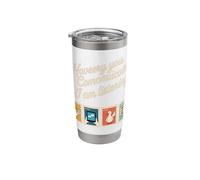 However You Communicate Funny Duck Lover Mom Stamps Envelope Stainless Steel Insulated Tumbler