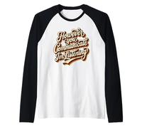 However You Communicate I'm Listening Groovy Retro SLP Raglan Baseball Tee