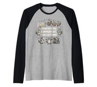 However You Communication Im Listening AAC SLP Raccoon Raglan Baseball Tee