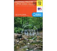 Explorer Active Ol19 Howgill Fells & Upper Eden Valley Map With Digital Version - Orange, Orange One Size