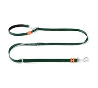 HOWGO 8-in-1 Multifunctional Hands Free Dog Training Leash with Padded Handle, 8.5 FT Nylon Adjustable Length, Lightweight Aviation Aluminum, Crossbody Waist Leash for Puppy Medium Large Dogs (Green)