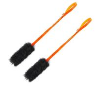 HOWGO Dog Rope Toy,Dog Bungee Chaser 100% Sheepskin,Sheep Smell Tug Toy for All Breeds (Orange, Long (w/o ball) 2Pack)