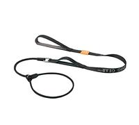 Howgo Dog Slip Lead Dog Leash, Training Leash, No-Pull Lightweight Slip Lead and Collar, Heavy Duty & Durable, Padded Handle, for All Breeds (Black, 5FT)