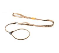 Howgo Dog Slip Lead Dog Leash, Training Leash, No-Pull Lightweight Slip Lead and Collar, Heavy Duty & Durable, Padded Handle, for All Breeds (Brown, 5FT)