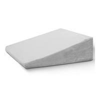 howhom Bed Wedge Pillow Sleeping, 8 Inch Elevated Support Triangle Pillow for Reading and Rest, Legs and Back Support with Washable Cover
