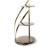 HowHomely 3 Tier Large Metal Cake Stand Gold