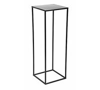 HowHomely Black Metal Flower Stand, Height 70cm, Solid and Sturdy Metal Flower Stand for Living Room, Bedroom or Office Decoration